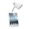 LimeLights 18.5" Gooseneck Desk Lamp with Tablet Stand and Charging Outlet